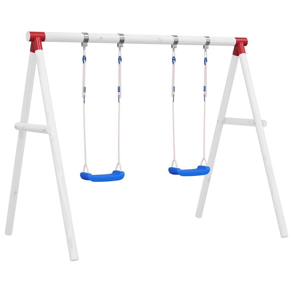vidaXL Schaukelsitze mit Seilen 2 Stk. Blau 38x16 cm Polyethene
