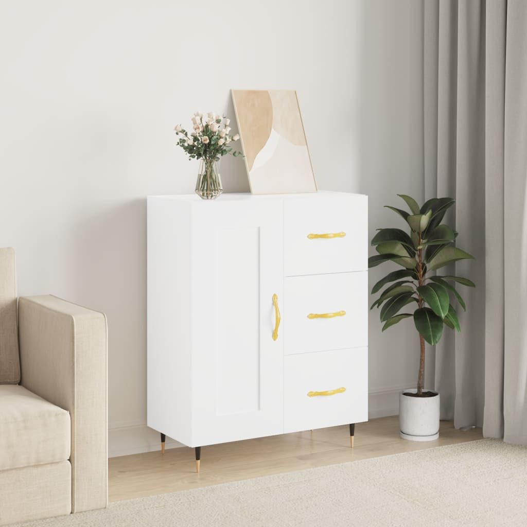 vidaXL Sideboard Weiß 69,5x34x90 cm Holzwerkstoff
