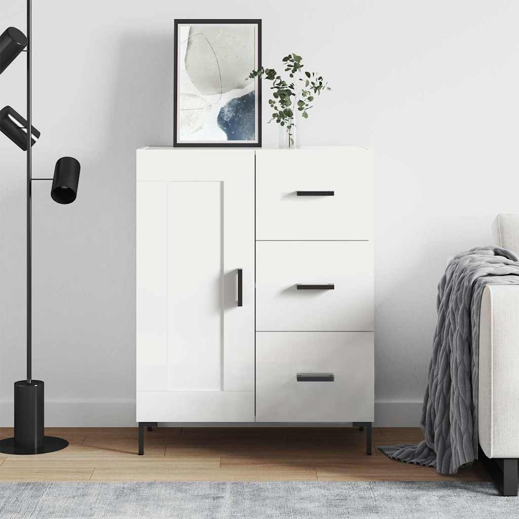 vidaXL Sideboard Weiß 69,5x34x90 cm Holzwerkstoff