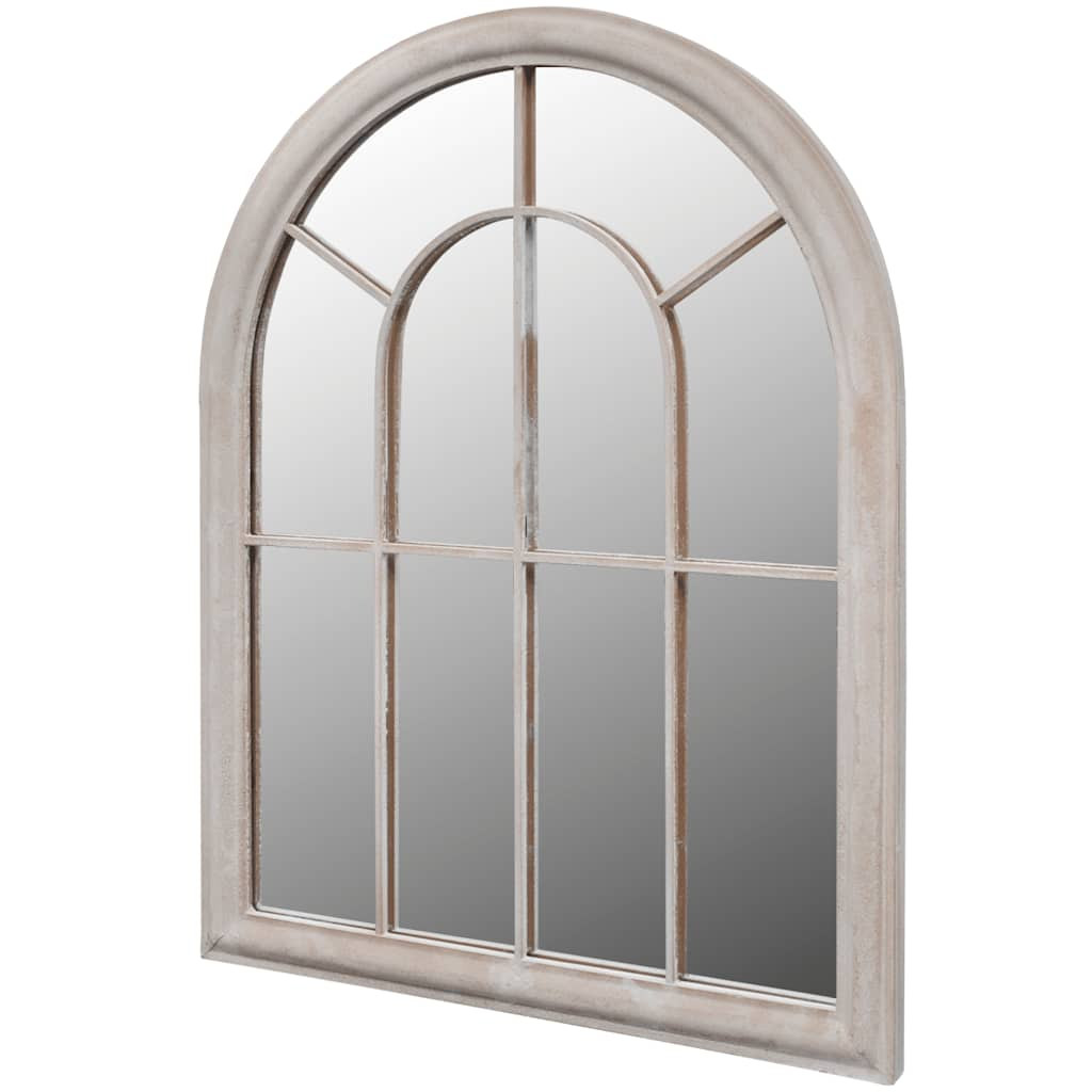 vidaXL Rustikaler Gartenspiegel Bogen 69×89 cm für Indoor und Outdoor