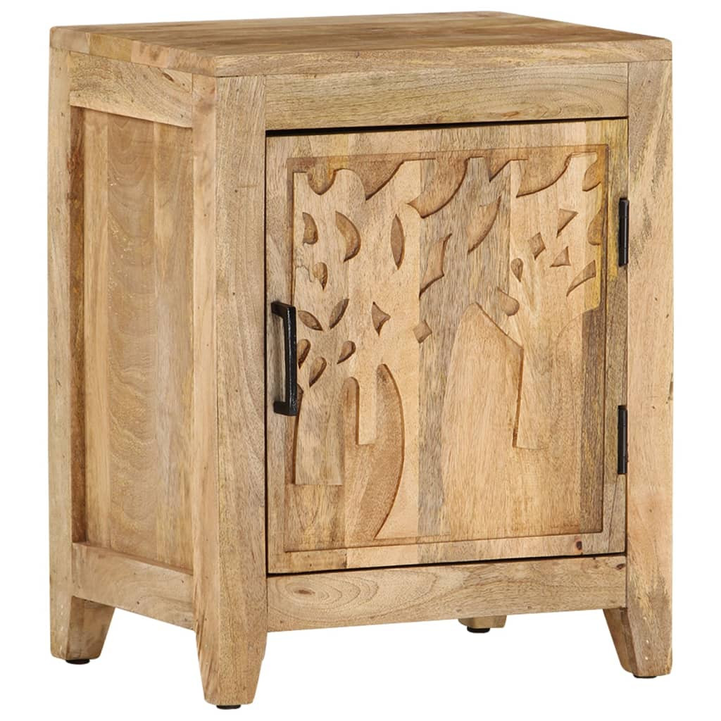 vidaXL Nachttisch 40x30x50 cm Massivholz Mango