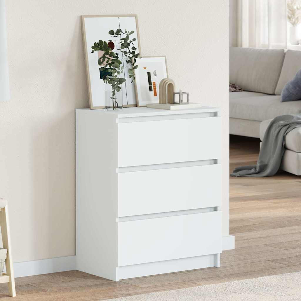 vidaXL Sideboard Weiß 60x35x76 cm Holzwerkstoff
