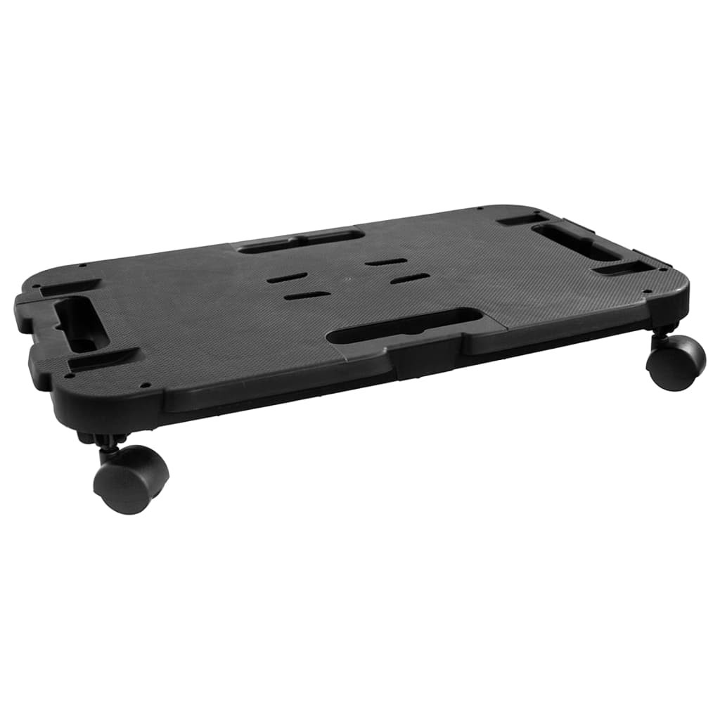 vidaXL Transportroller Schwarz Polypropylen 200 kg