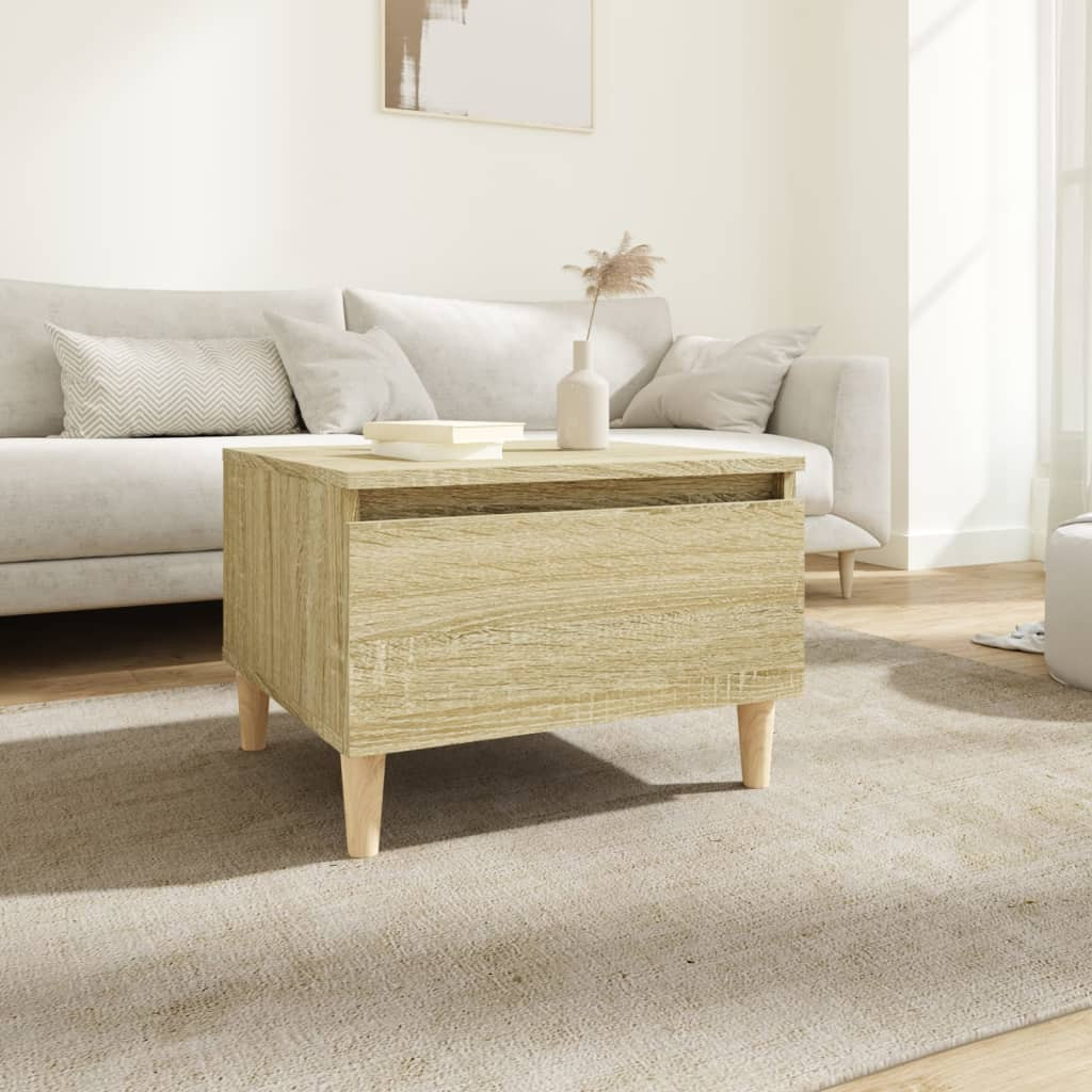 vidaXL Beistelltisch Sonoma-Eiche 50x46x35 cm Holzwerkstoff