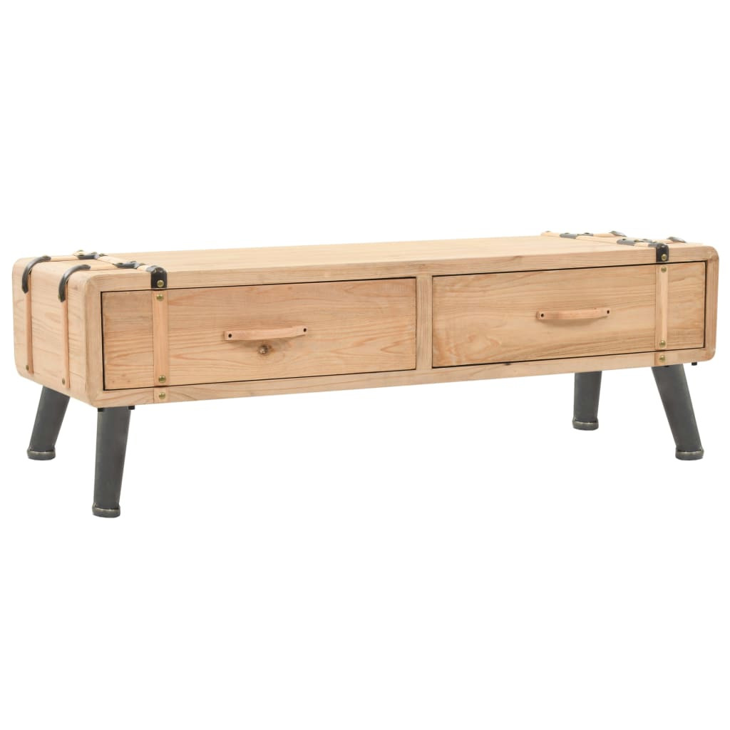 vidaXL TV-Schrank Massivholz Tanne 120x33x35 cm