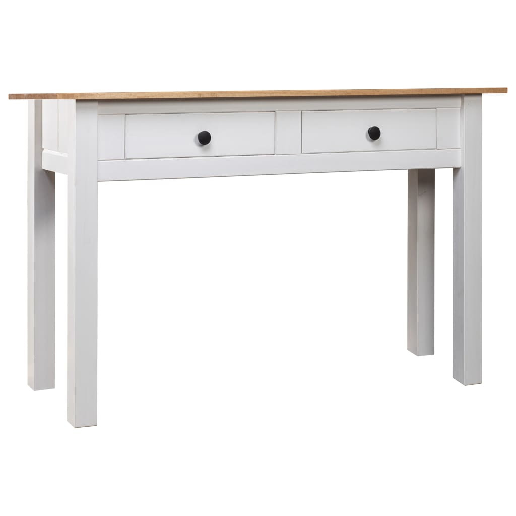 vidaXL Konsolentisch Weiß 110x40x72 cm Kiefernholz Panama