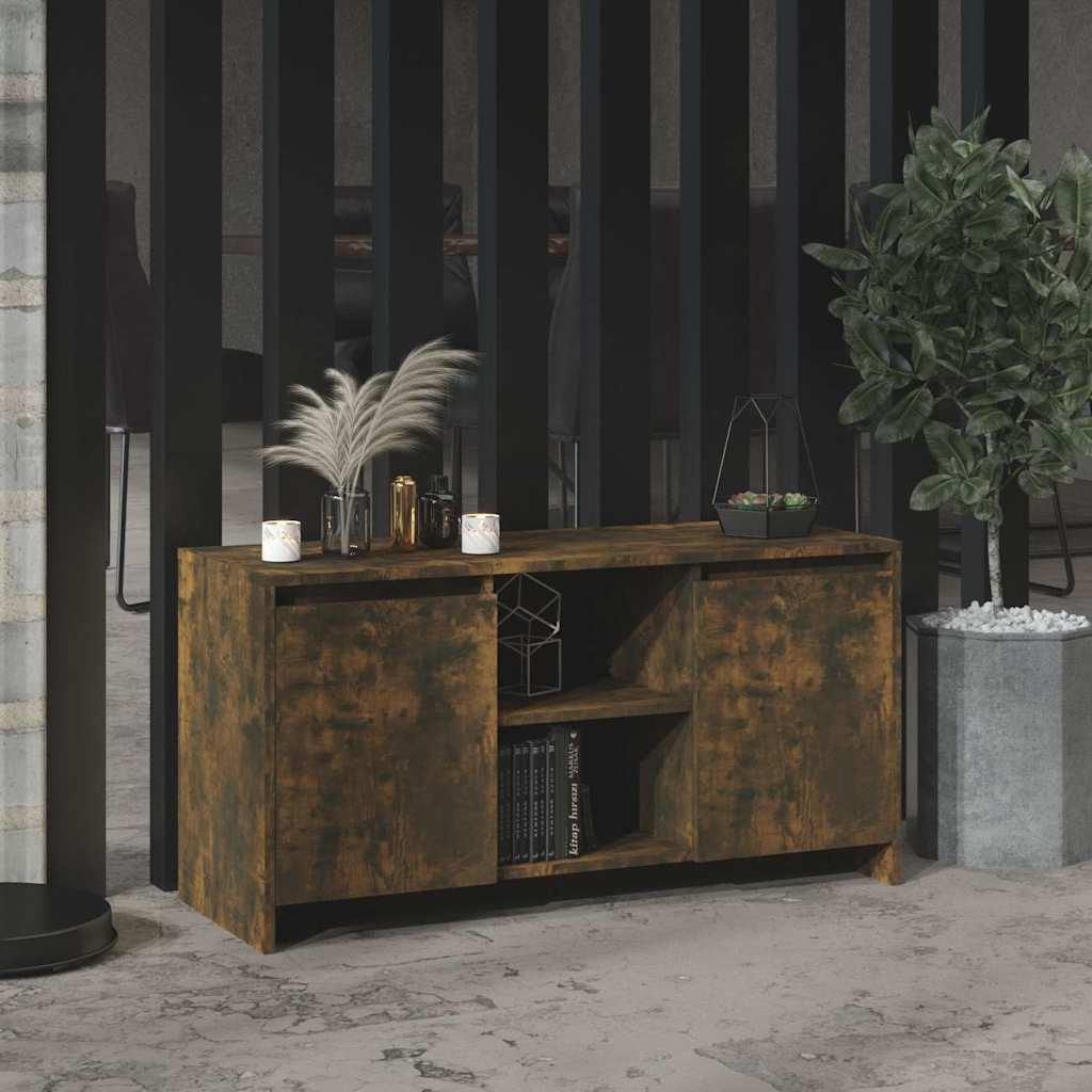 vidaXL TV-Schrank Räuchereiche 102x37,5x52,5 cm Holzwerkstoff