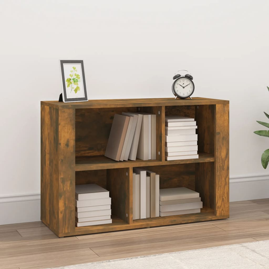 vidaXL Sideboard Räuchereiche 80x30x54 cm Holzwerkstoff