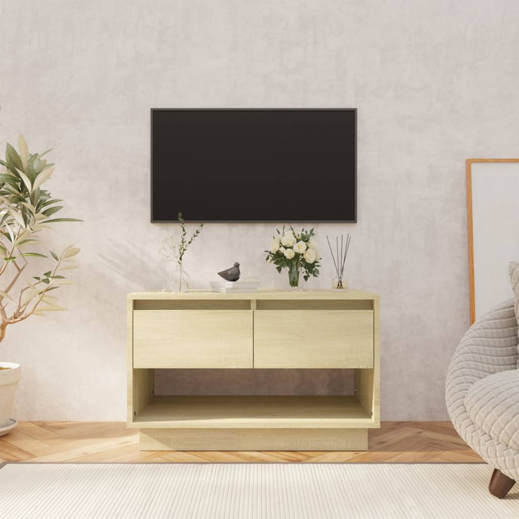 vidaXL TV-Schrank Sonoma-Eiche 70x41x44 cm Holzwerkstoff