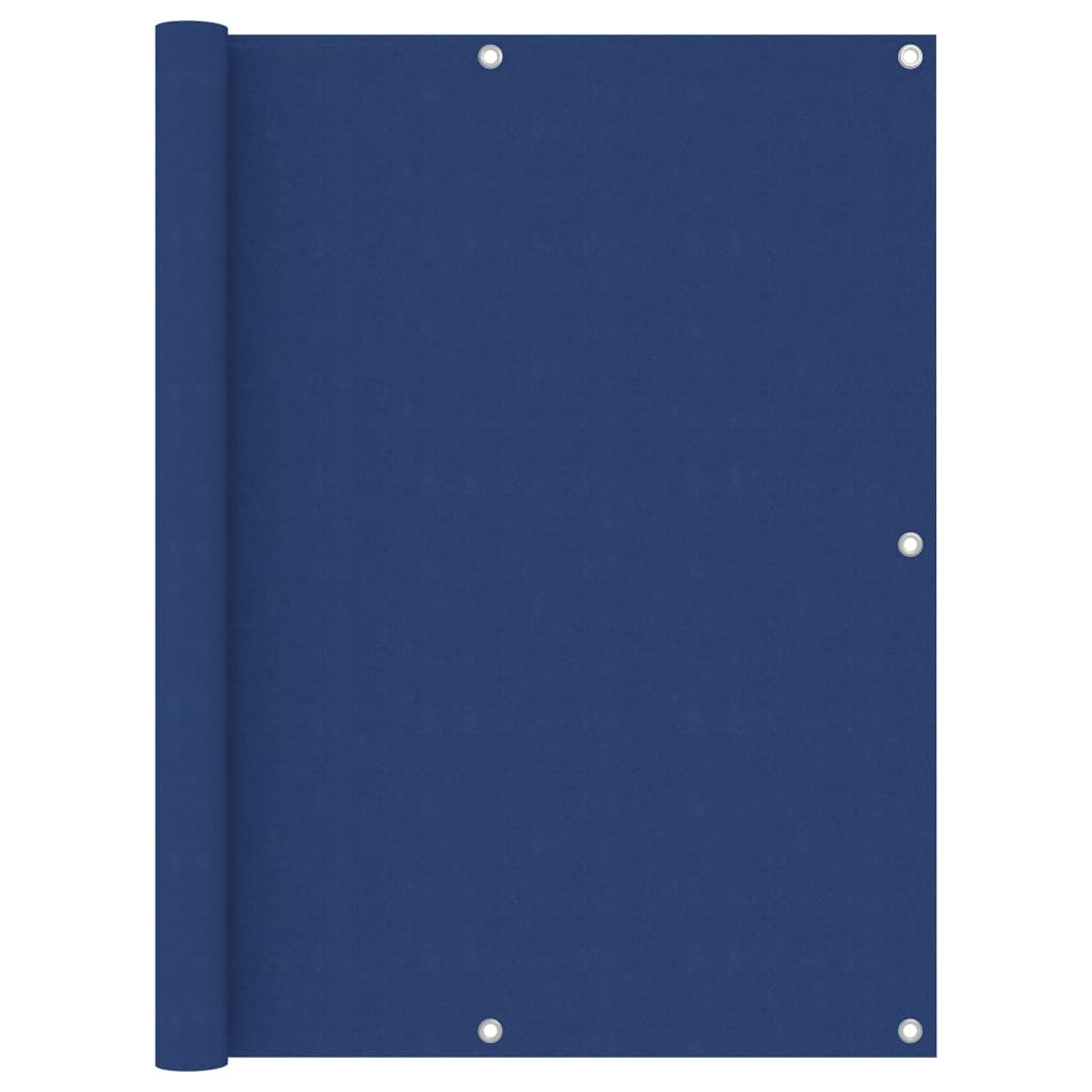 vidaXL Balkon-Sichtschutz Blau 120x400 cm Oxford-Gewebe