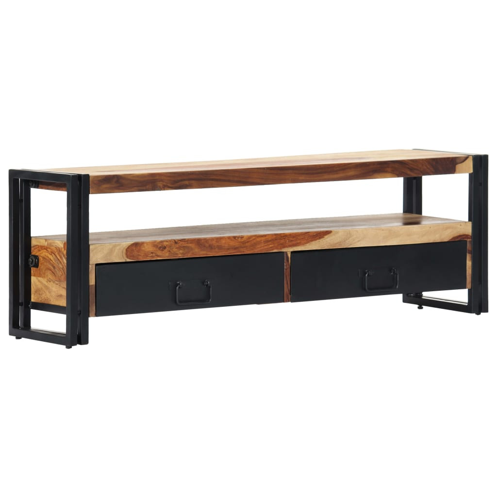 vidaXL TV-Schrank 120x30x40 cm Massivholz Akazie