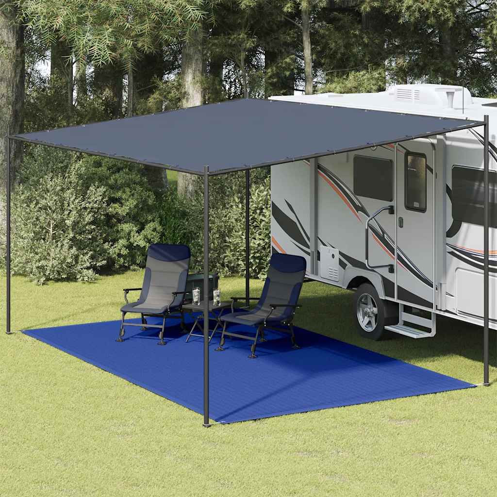 vidaXL Zeltteppich 300x500 cm Blau HDPE