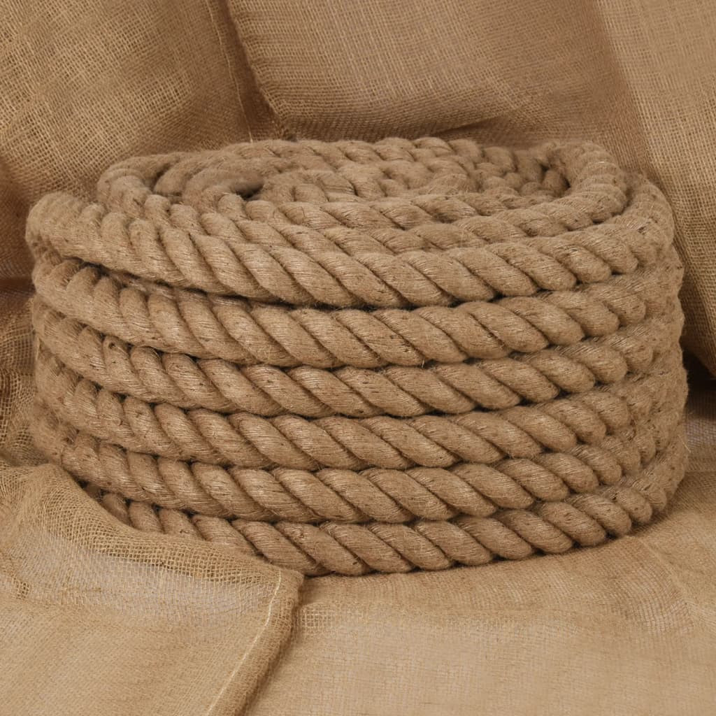 vidaXL Juteseil 5 m Länge 36 mm Stärke