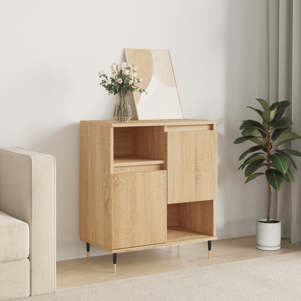 vidaXL Sideboard Sonoma-Eiche 60x35x70 cm Holzwerkstoff