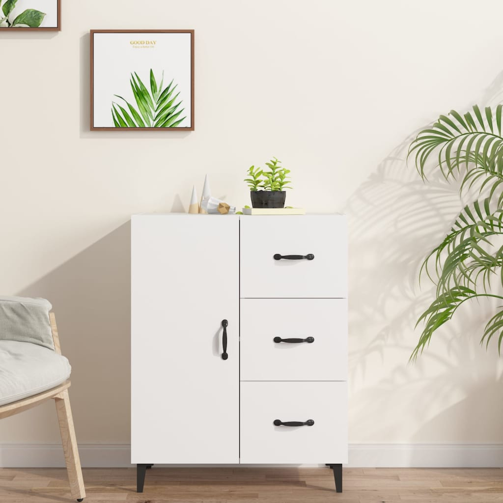 vidaXL Sideboard Weiß 69,5x34x90 cm Holzwerkstoff