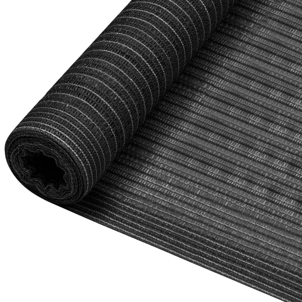 vidaXL Zaunblende Anthrazit 3,6x50 m HDPE 75 g/m²