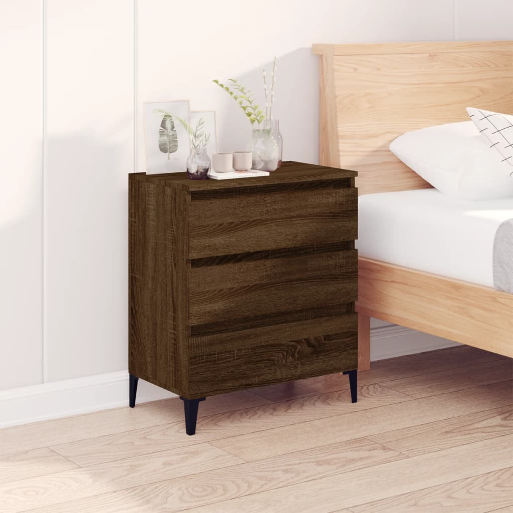 vidaXL Sideboard Braun Eichen-Optik 60x35x70 cm Holzwerkstoff