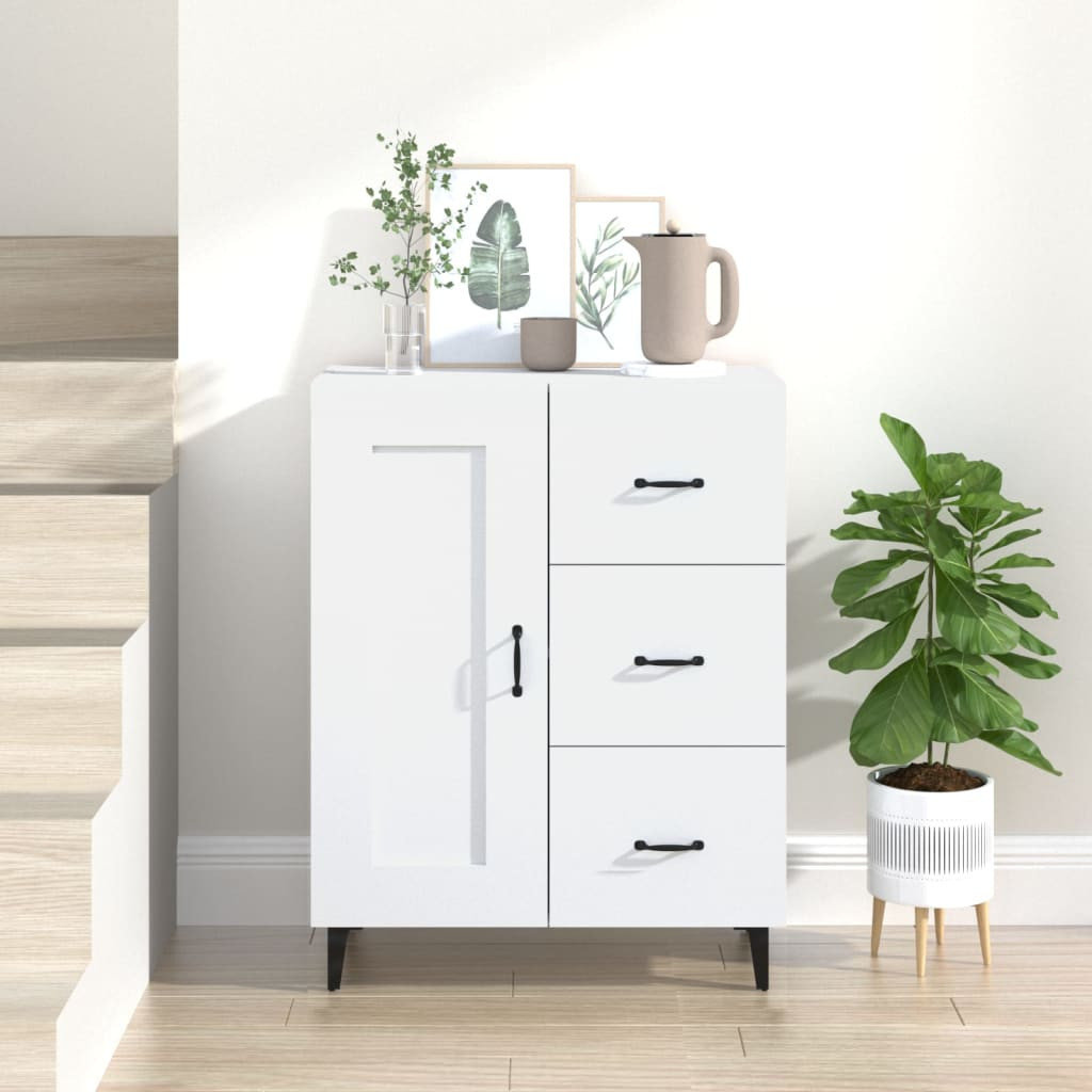 vidaXL Sideboard Weiß 69,5x34x90 cm Holzwerkstoff