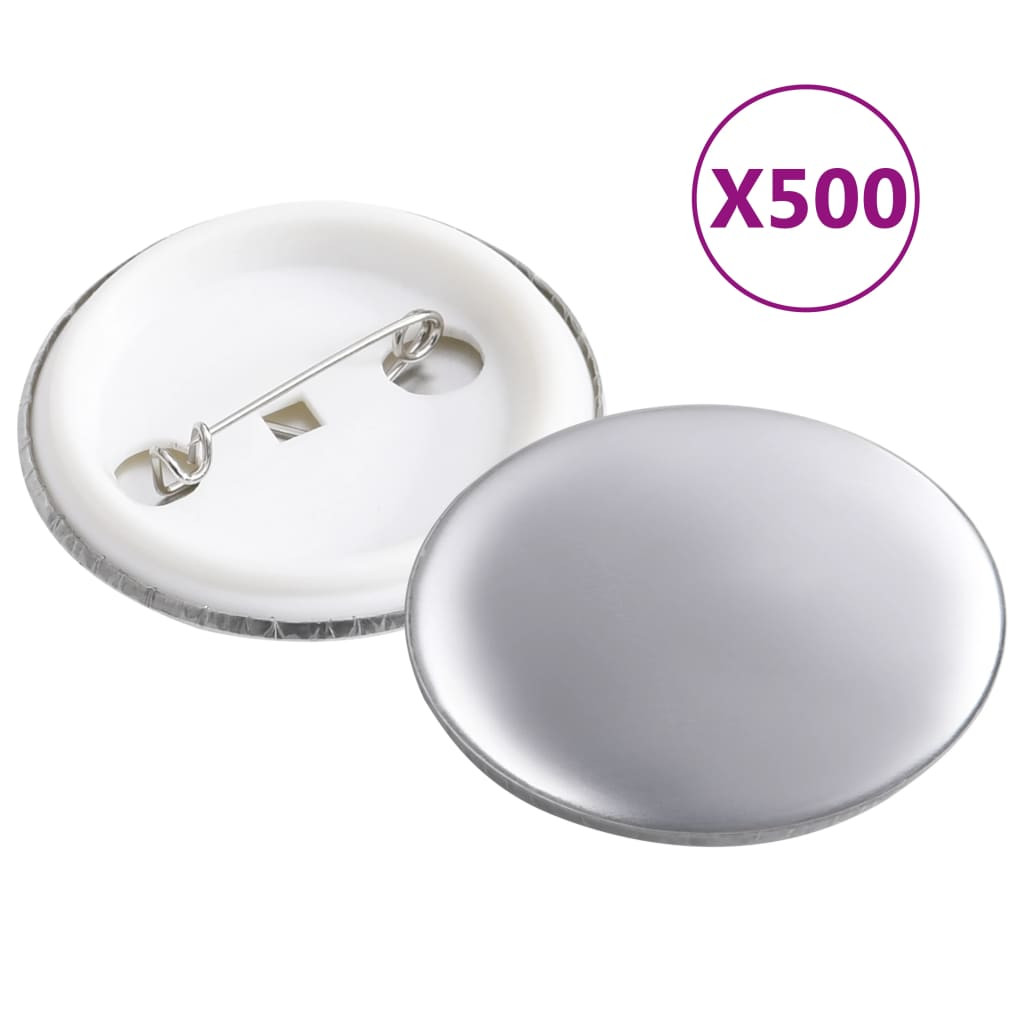 vidaXL Button-Teile 500 Sets 37 mm