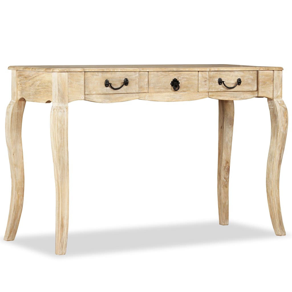 vidaXL Konsolentisch Mangoholz Massiv 120x50x80 cm