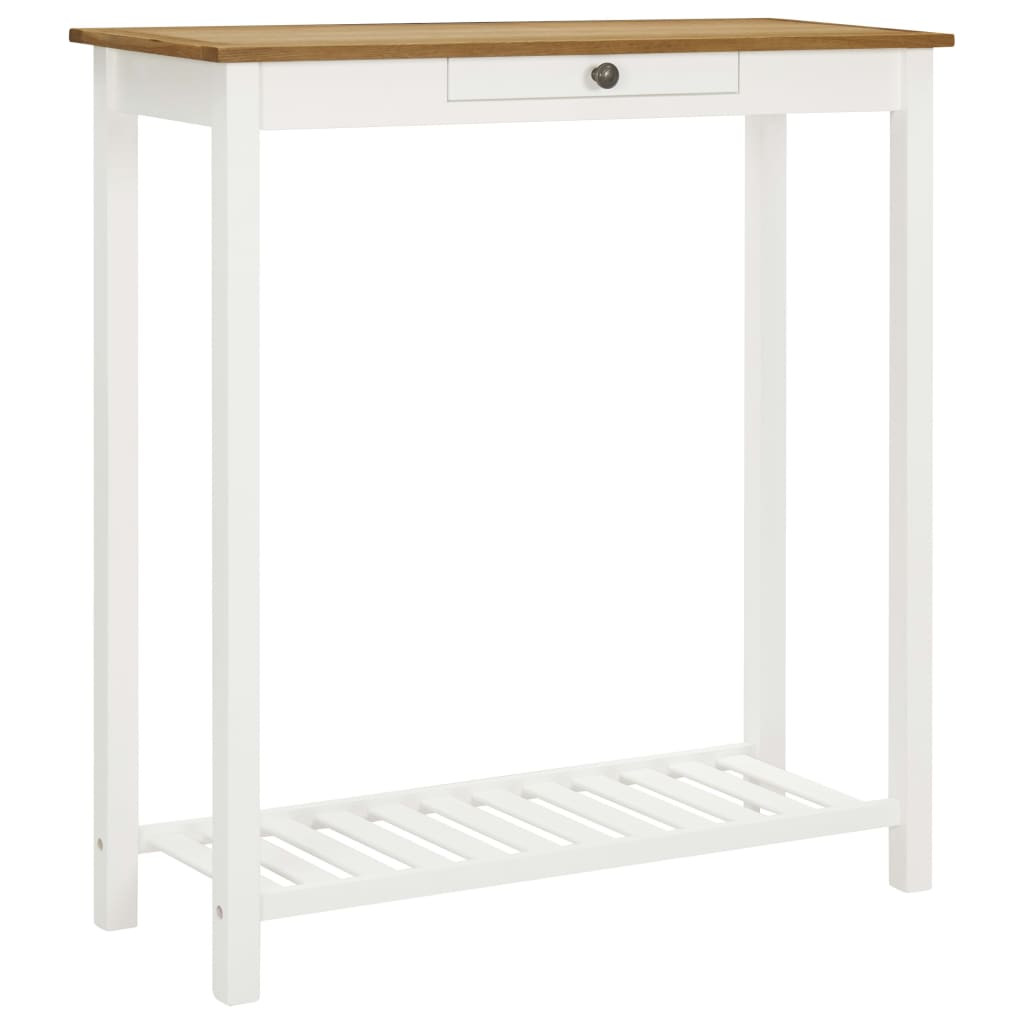 vidaXL Bartisch 100x40x110 cm Massivholz Eiche
