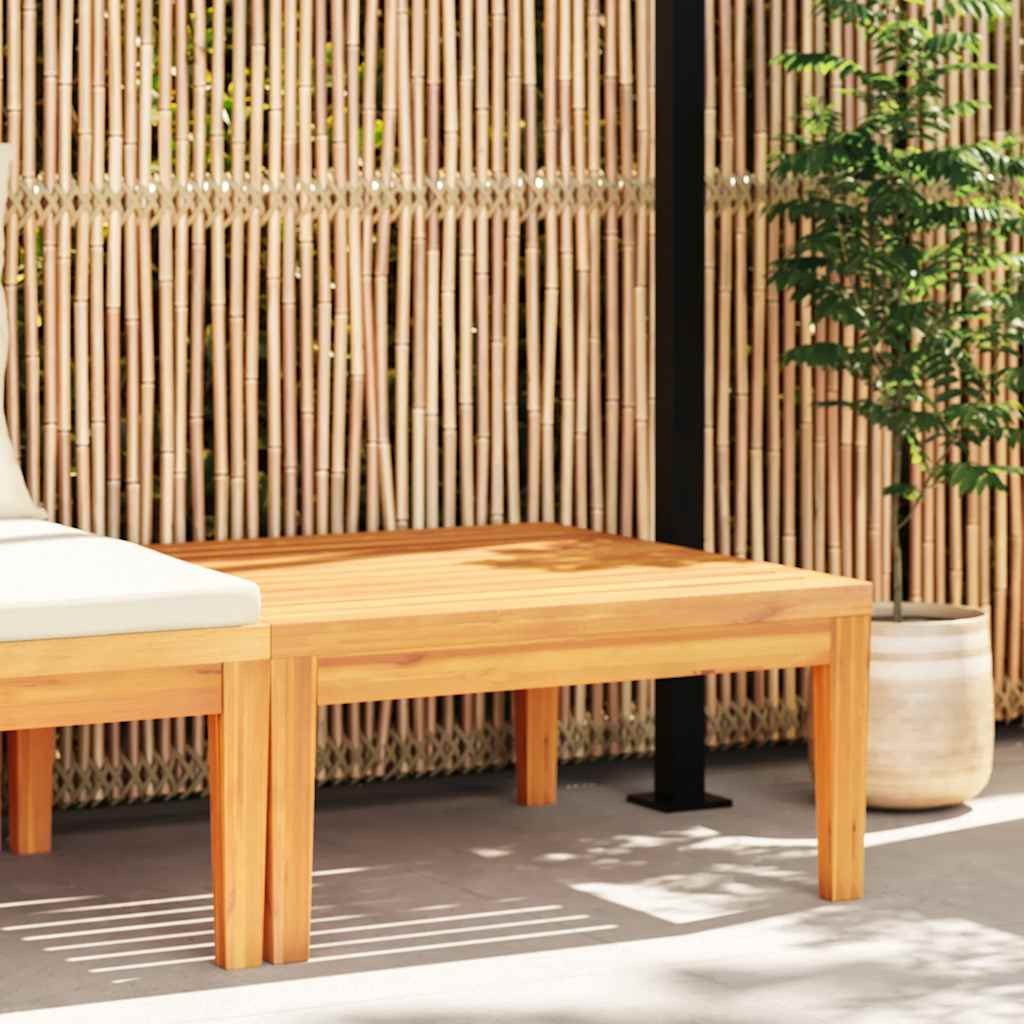 vidaXL Gartentisch 64x64x29 cm Massivholz Akazie