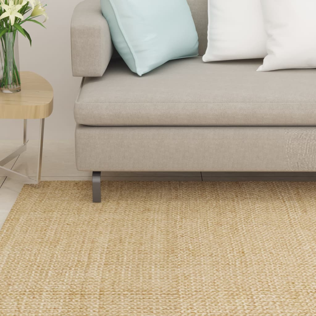 vidaXL Teppich Natur Sisal 80x100 cm