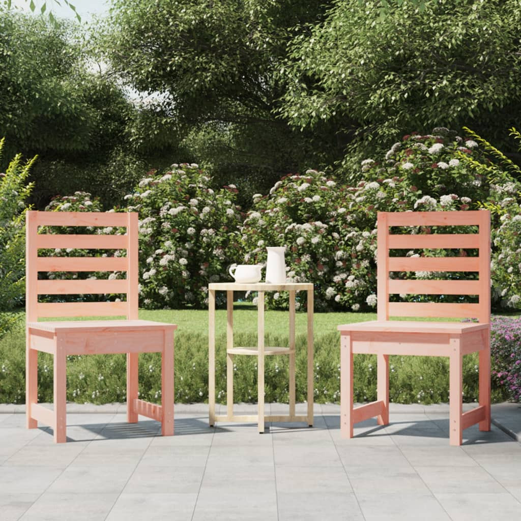 vidaXL Gartenstühle 2 Stk. 50x48x91,5 cm Massivholz Douglasie