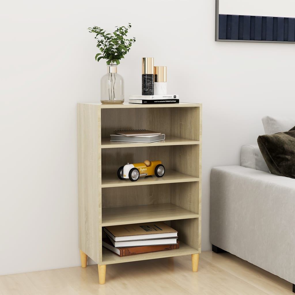 vidaXL Sideboard Sonoma-Eiche 57x35x90 cm Holzwerkstoff