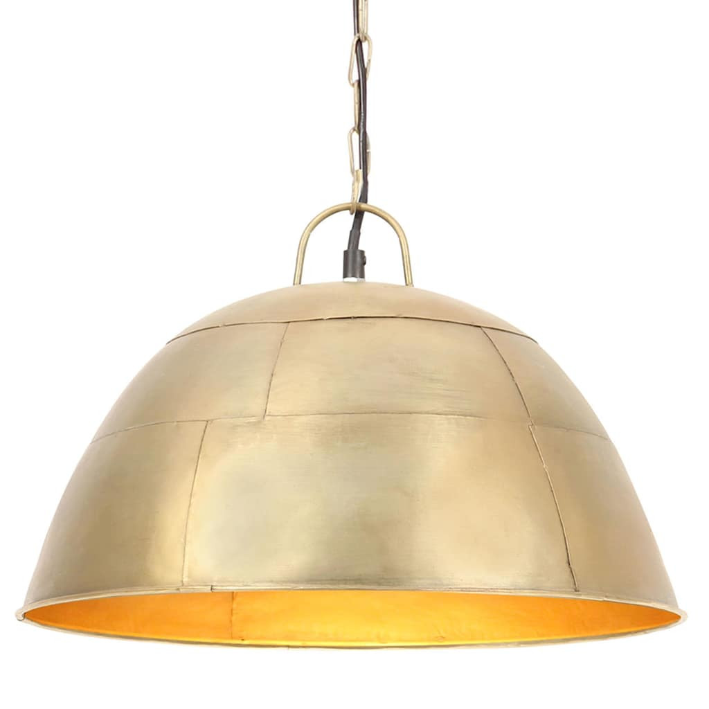 vidaXL Hängelampe Vintage Industriestil 25 W Messing Rund 41 cm E27