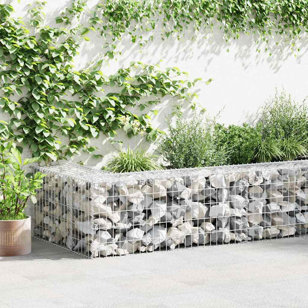 vidaXL Gabionenkorb Stahl 100×50×50 cm