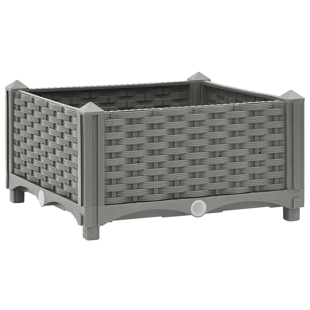 vidaXL Hochbeet 40x40x23 cm Polypropylen