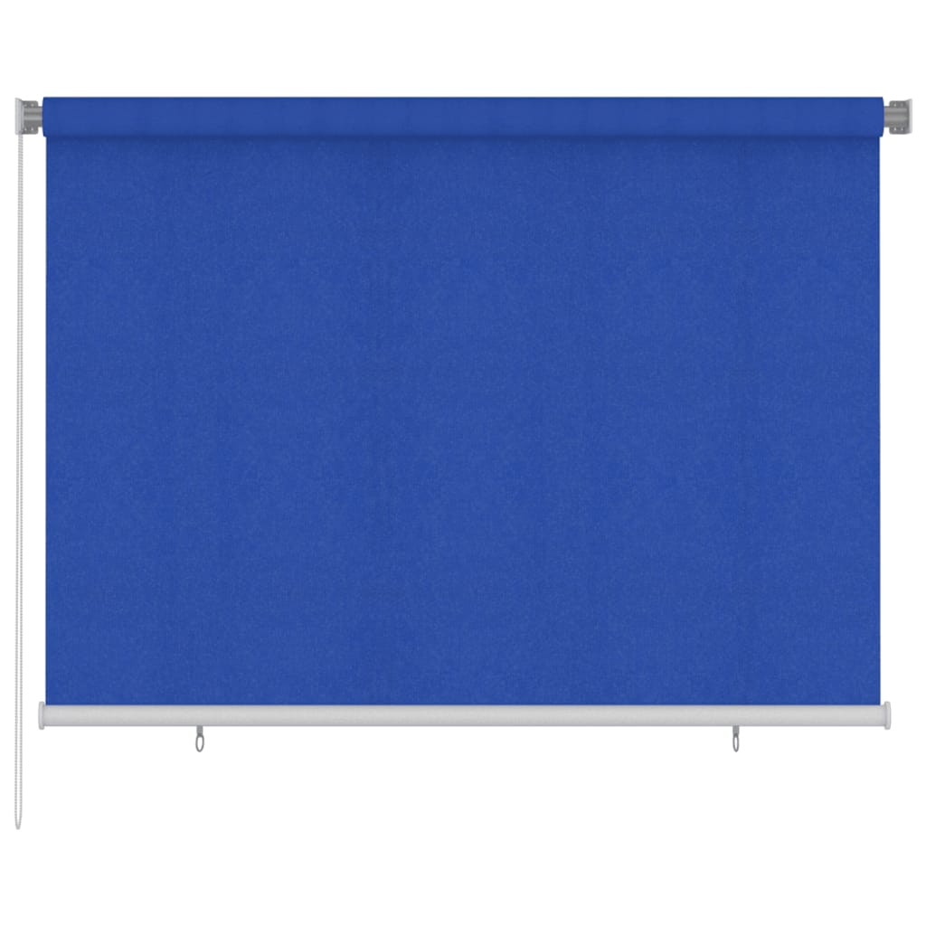 vidaXL Außenrollo 205 (B) x 140 (H) cm Blau HDPE