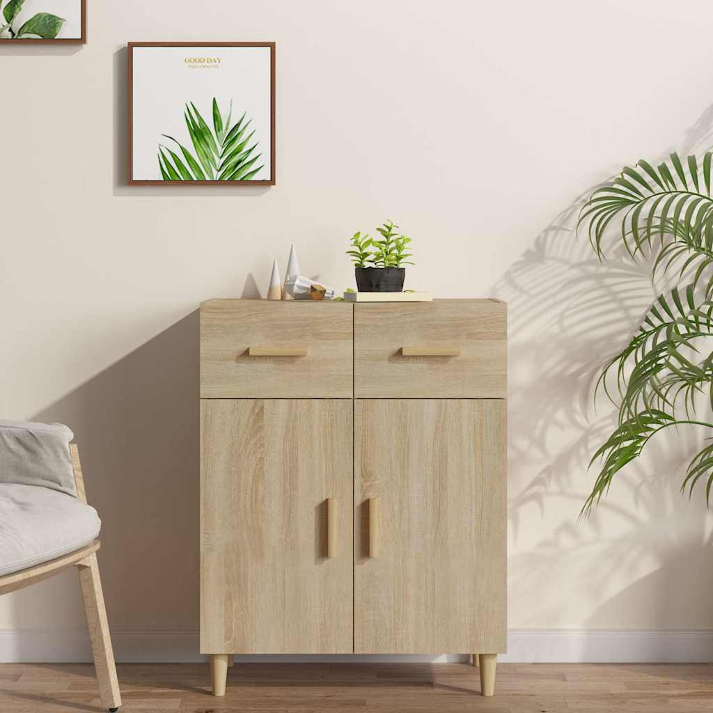vidaXL Sideboard Sonoma-Eiche 69,5x34x89 cm Holzwerkstoff