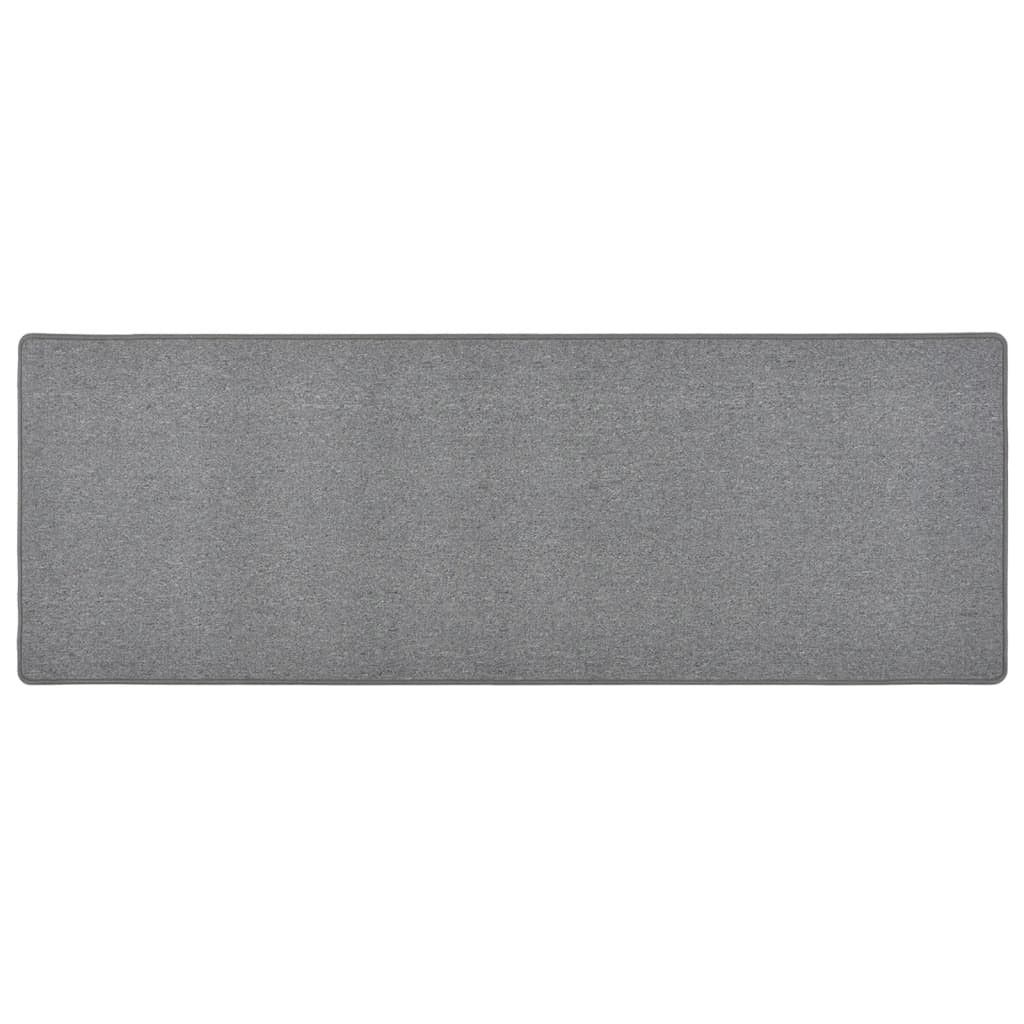 vidaXL Teppichläufer Dunkelgrau 80x250 cm