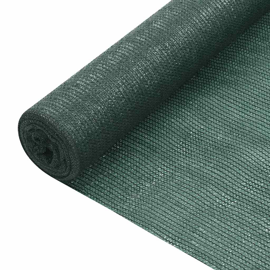 vidaXL Zaunblende Grün 2x50 m HDPE 75 g/m²