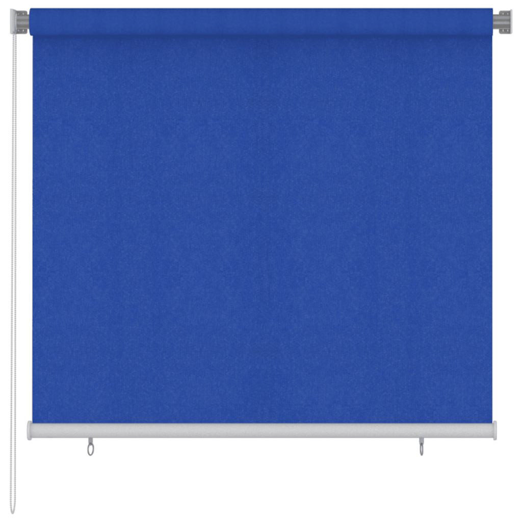 vidaXL Außenrollo 165 (B) x 140 (H) cm Blau HDPE