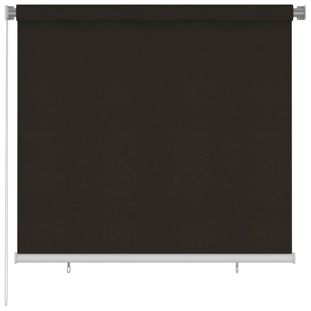 vidaXL Außenrollo 165 (B) x 140 (H) cm Braun HDPE