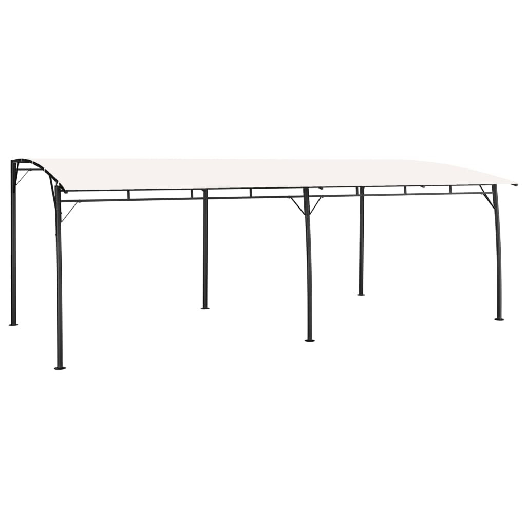 vidaXL Garten-Sonnenschutz 6x3x2,55 m Cremeweiß