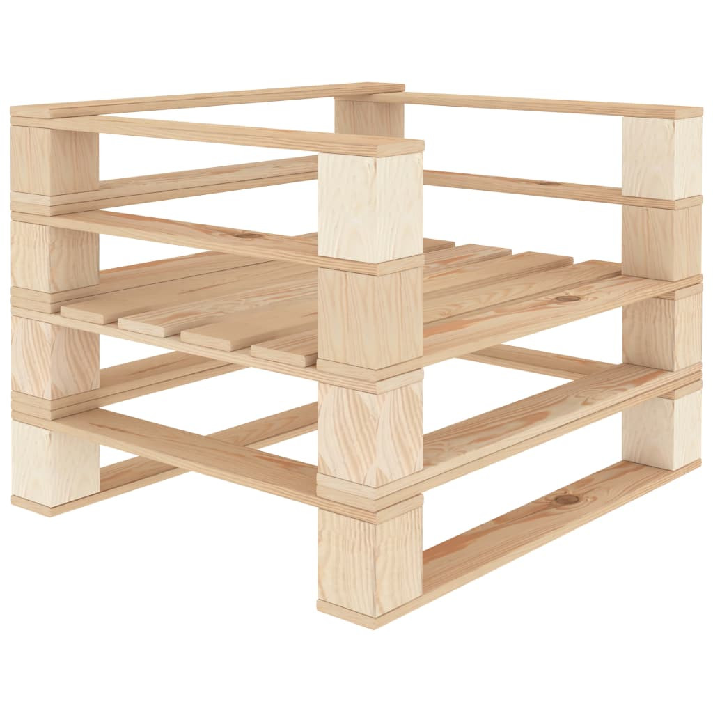 vidaXL Paletten-Sessel Holz