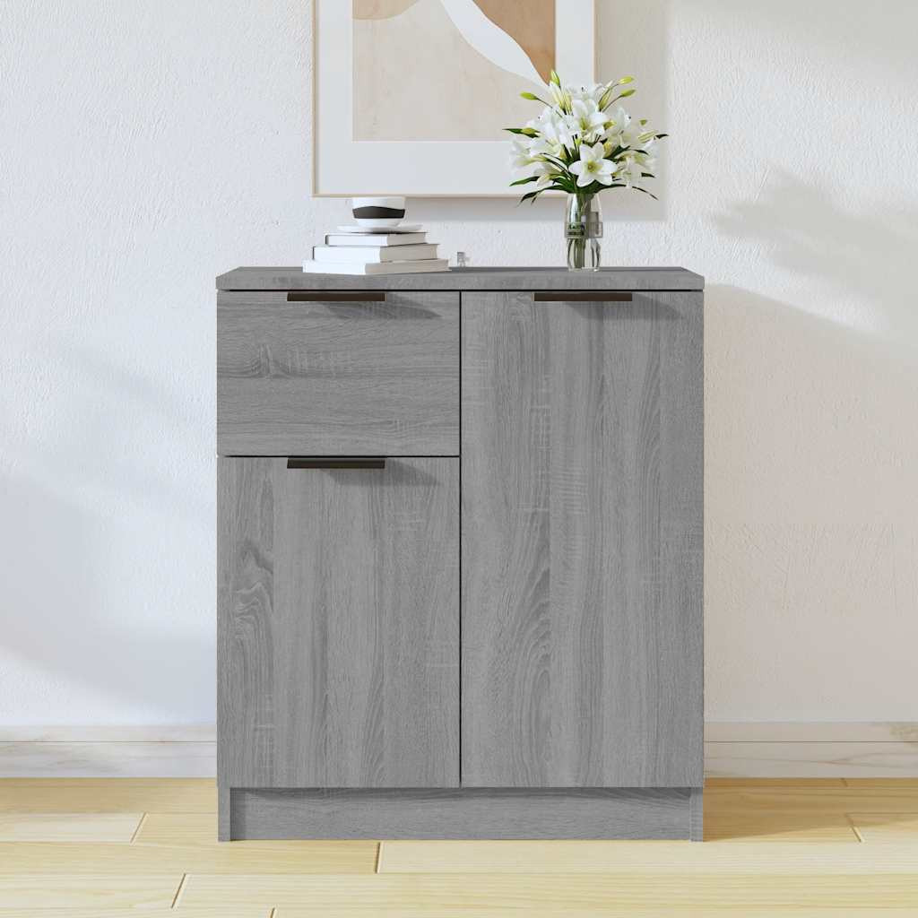 vidaXL Sideboard Grau Sonoma 60x30x70 cm Holzwerkstoff