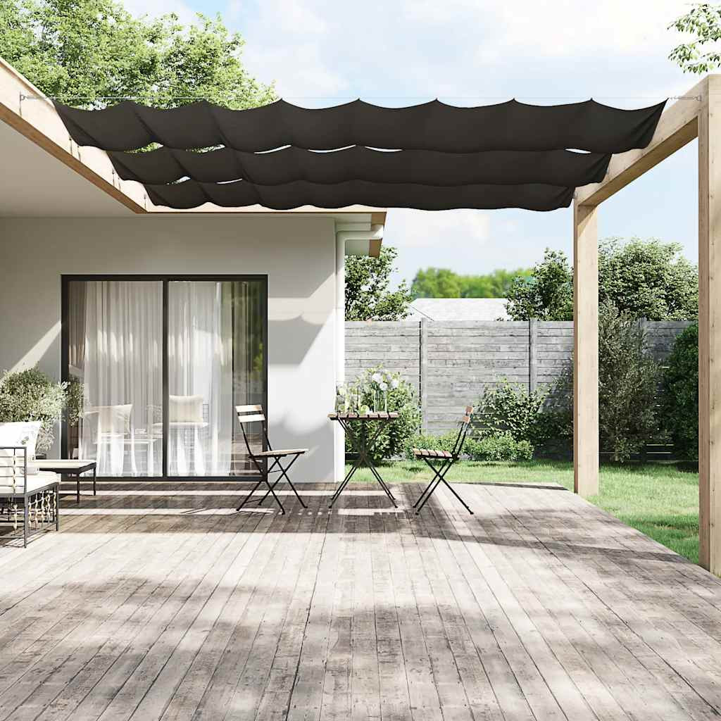 vidaXL Senkrechtmarkise Anthrazit 180x1000 cm Oxford-Gewebe