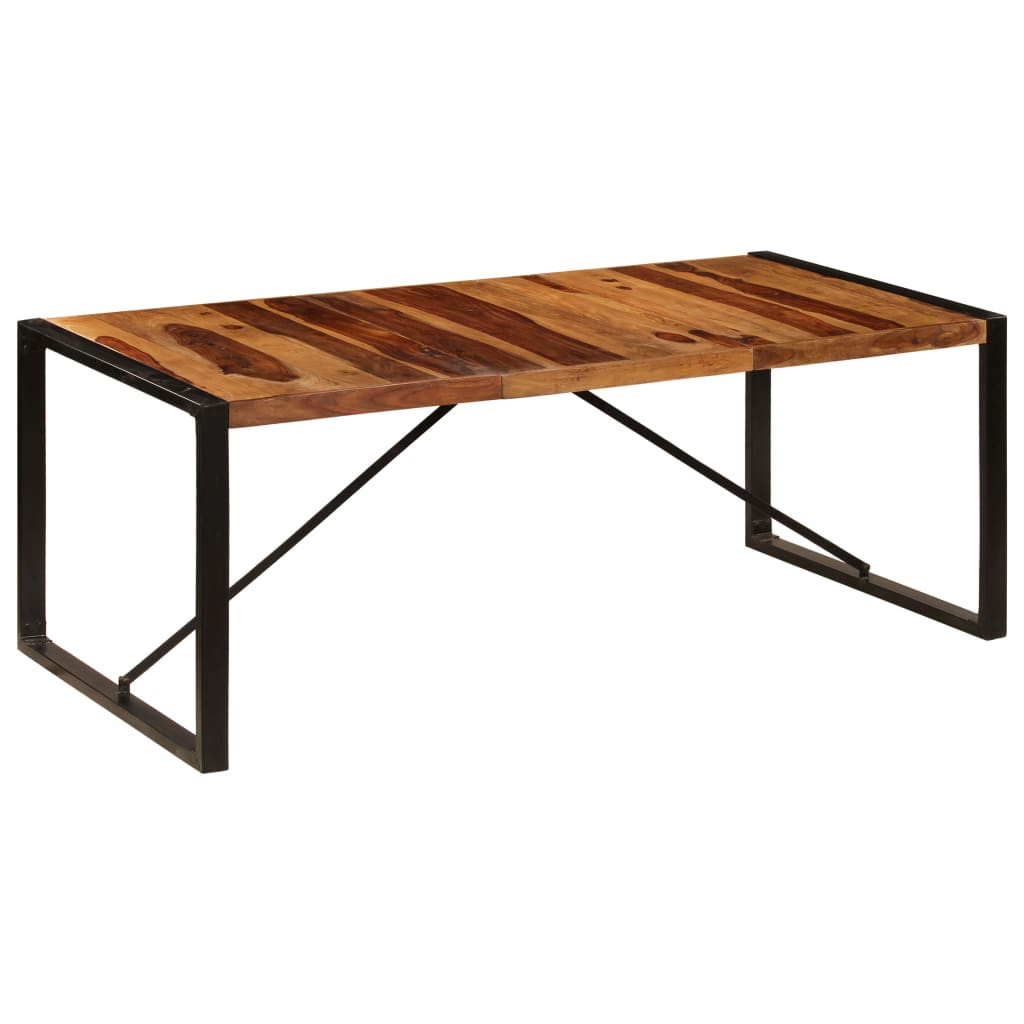 vidaXL Esstisch 200 x 100 x 75 cm Massivholz Akazie