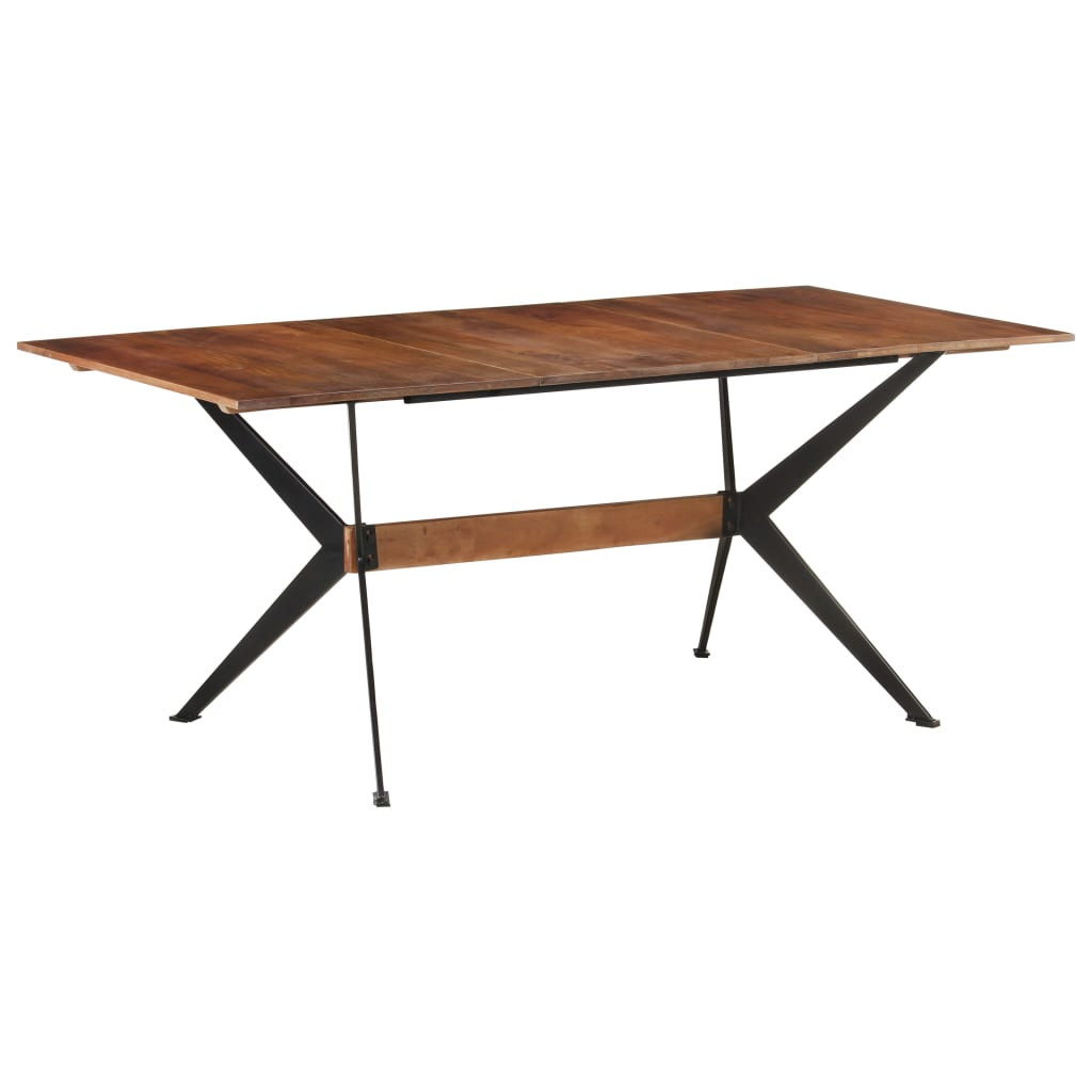 vidaXL Esstisch 180x90x76 cm Mango Massivholz
