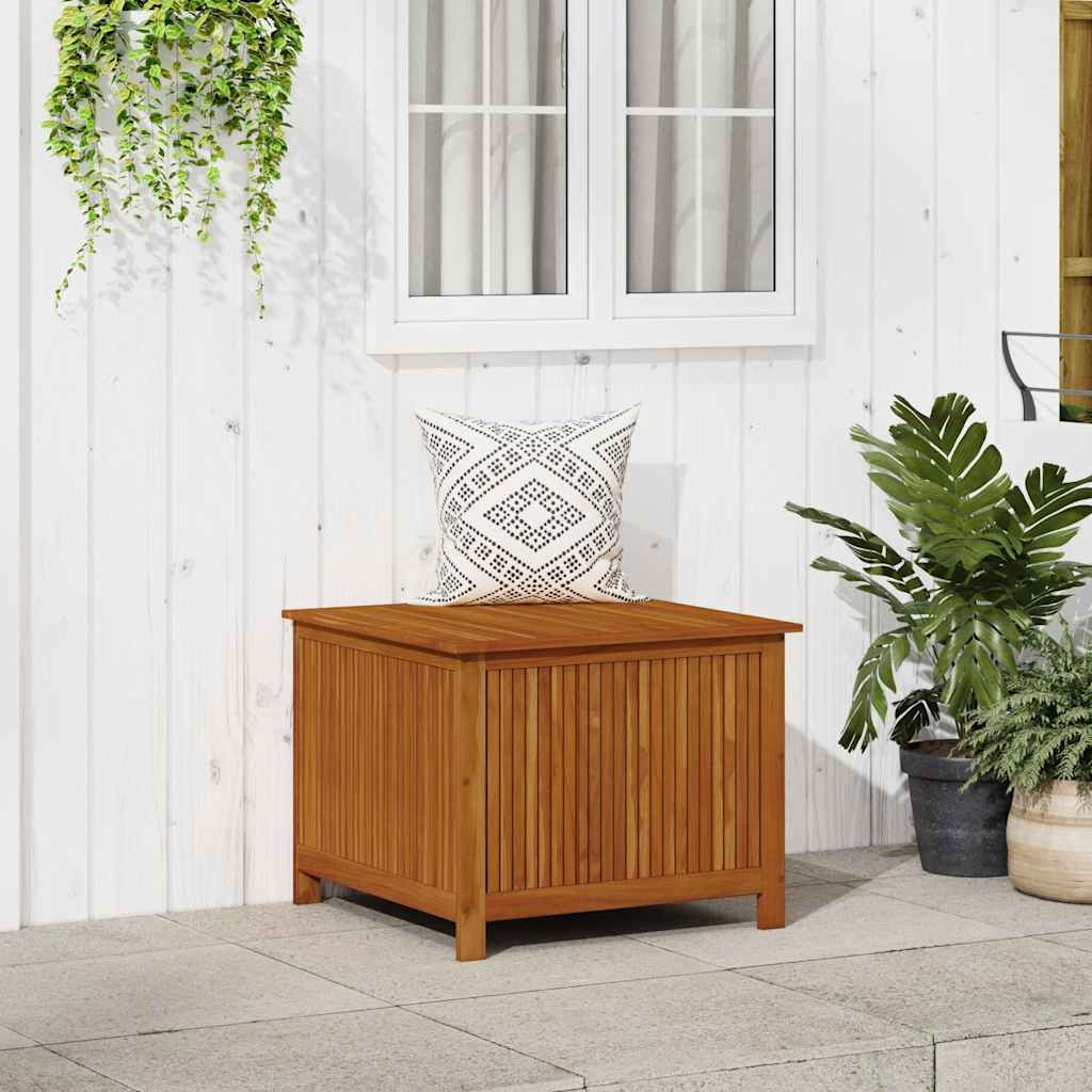 vidaXL Garten-Aufbewahrungsbox 75x75x58 cm Massivholz Akazie
