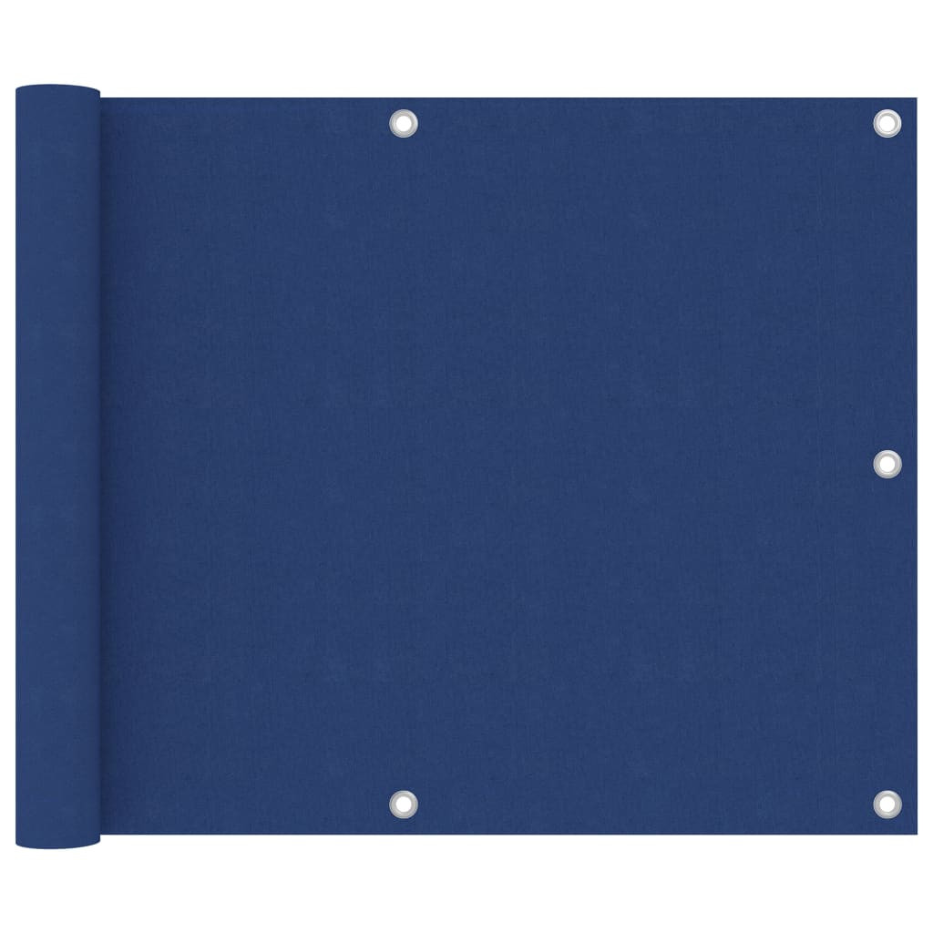vidaXL Balkon-Sichtschutz Blau 75x300 cm Oxford-Gewebe