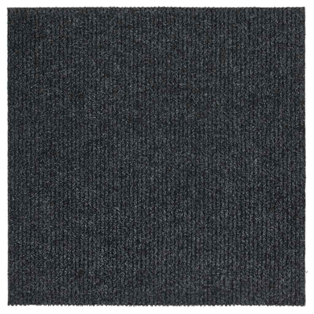 vidaXL Schmutzfangläufer 100x100 cm Anthrazit