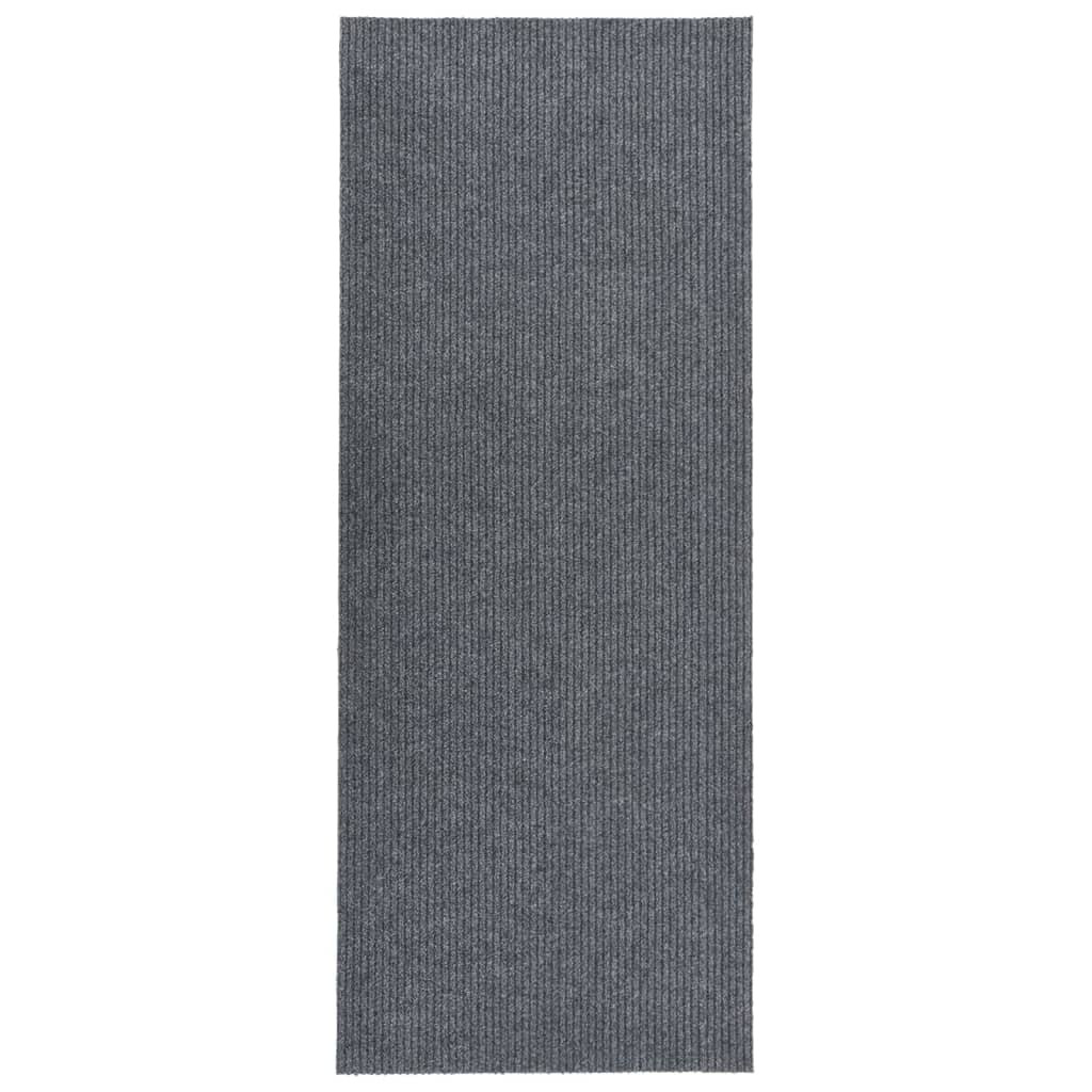 vidaXL Schmutzfangläufer Grau 100x300 cm