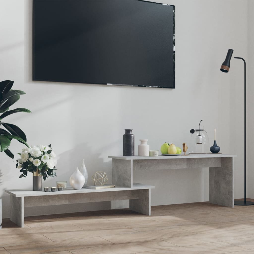 vidaXL TV-Schrank Betongrau 180x30x43 cm Holzwerkstoff