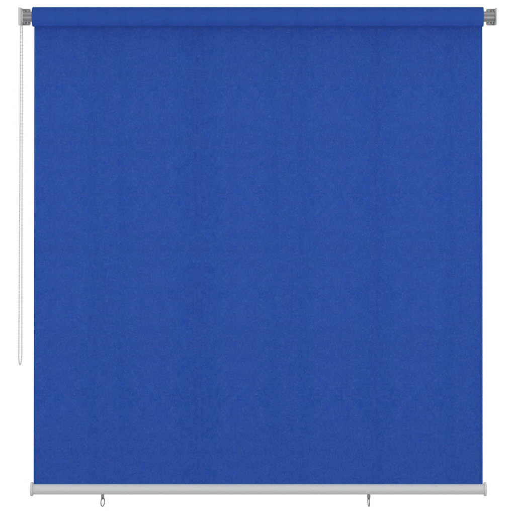 vidaXL Außenrollo 225 (B) x 230 (H) cm Blau HDPE